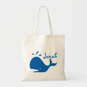 Buch-Taschen-Tasche sackt personalisierten Jonahs Tragetasche