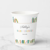 Buch Theme Storybook Baby Shower Pappbecher (Vorderseite)
