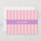 Buch Themed, Owl Baby Girl Dusche Einladungen (Rückseite)