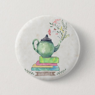 Buch- u. Teeknopf Button