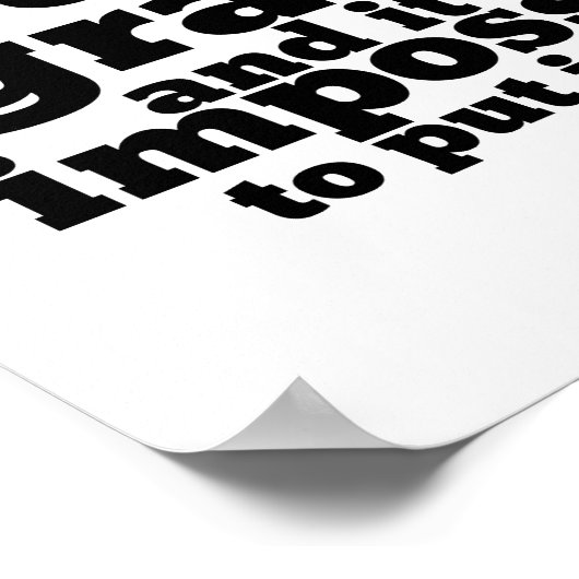 Buch über Anti Gravity Funny Science Geek Puns Poster (Ecke)