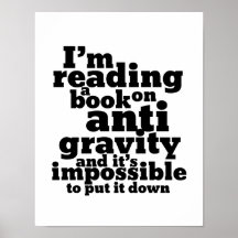 Buch über Anti Gravity Funny Science Geek Puns