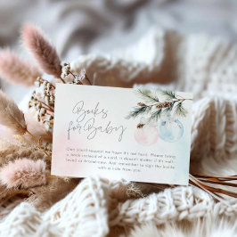 Buch über das Wintergeschlecht für Baby Begleitkarte