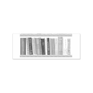 Buch über Shelf Thunder_Cove Gummistempel