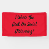 Buch über soziale Distanz Banner (Horizontal)
