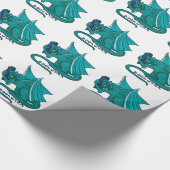 Buch-Umarmung Bookwyrm Geschenkpapier (Ecke)