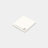 Buch und Bleistift Post-it Klebezettel (angewinkelt)