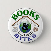 Buch- und Bytelogoknopf Button (Vorderseite)