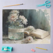 Buch und Flasche Seidenpapier (Basteln)