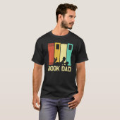 Buch Vater Men Reading Librarian T-Shirt (Vorne ganz)