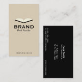 Buch Visitenkarte (Vorne/Hinten)