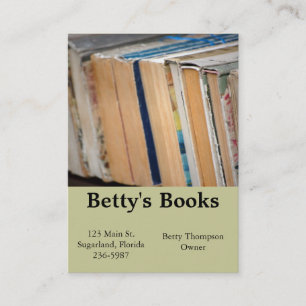 Buch-Visitenkarten Visitenkarte