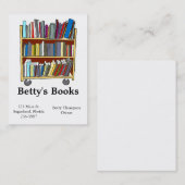 Buch-Visitenkarten Visitenkarte (Vorne/Hinten)