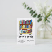 Buch-Visitenkarten Visitenkarte (Stehend Vorderseite)