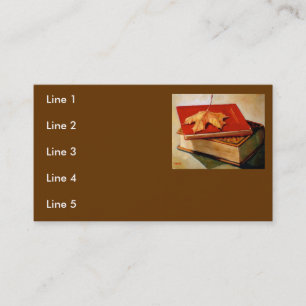 BUCH-VISITENKARTEN VISITENKARTE