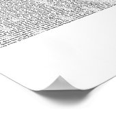 Buch von John (vollständiger Text von KJV) Poster (Ecke)