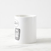 Buch vs. E-Book Kaffeetasse (Mittel)