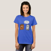 Buch vs. E-Book T-Shirt (Vorne ganz)