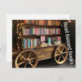 Buch Wagenlesene Bücher Postkarte (Vorne/Hinten)
