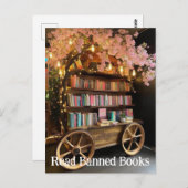 Buch Wagenlesene Bücher Postkarte (Vorne/Hinten)