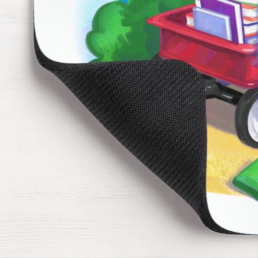 Buch Wagon Mousepad (Ecke)