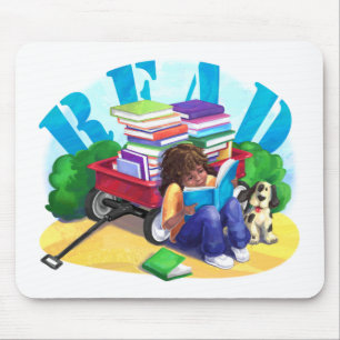 Buch Wagon Mousepad