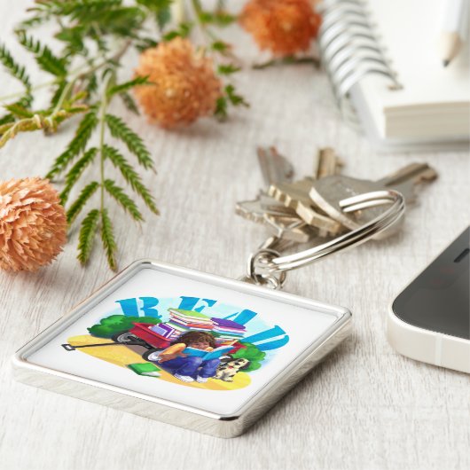 Buch Wagon Schlüsselanhänger (Seite)