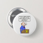 Buch-Wehklagebibel des Priesterpredigers jammernde Button (Vorne & Hinten)