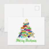 Buch Weihnachtsbaum, Buch Weihnachten Postkarte (Vorne/Hinten)