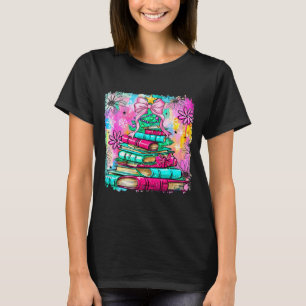 Buch Weihnachtsbaumlichter Lehrer Bibliothekar Buc T-Shirt