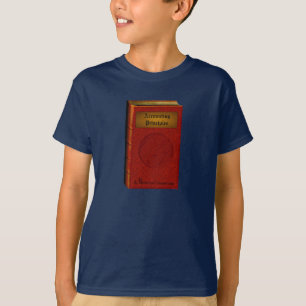 Buch-Wortspiel-Schablone T-Shirt