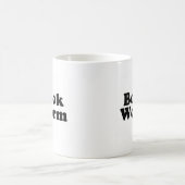 Buch-Wurm-Kaffee-Tasse Kaffeetasse (Mittel)