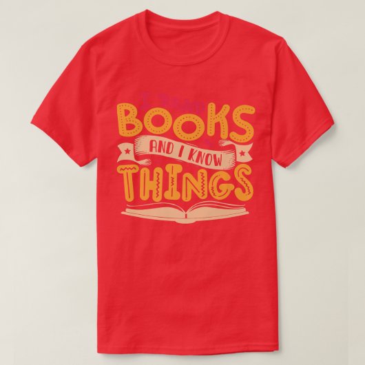 Buch Zitat Literatur Pub Buch lesen Tet De T-Shirt (Design vorne)