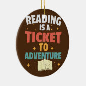 Buch zum Lesen des Abenteuerbücherbuches Keramik Ornament (Rechts)