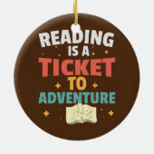 Buch zum Lesen des Abenteuerbücherbuches Keramik Ornament (Hinten)