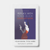 Buchabdeckung | Autor-Buch-Startaktion Ausweis (Rückseite)