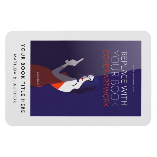 Buchabdeckung | Autor-Buch-Startaktion Magnet (Horizontal)