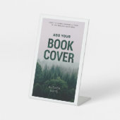 Buchabdeckung Einfache Autor-Buchsignierung Sockelschild (Vorderseite)