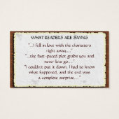 Buchabdeckung für Autoren/Autoren: Zeitalter Werbe (Rückseite)