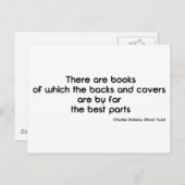 Buchabdeckung Postkarte (Vorne/Hinten)