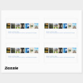 Buchabdeckung Rechteckiger Aufkleber (Blatt)