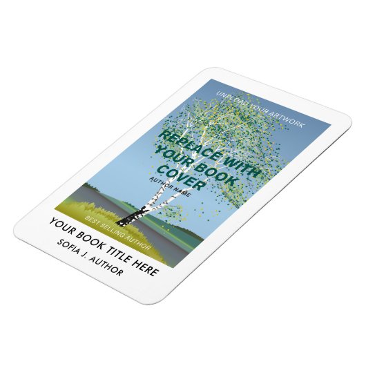 Buchabdeckung Werbeaktion Modernes Schriftbuch Buc Magnet (Linke Seite)