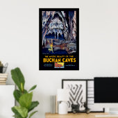 Buchan Caves Australien Poster (Heimbüro)