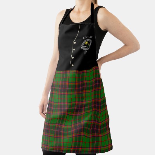 Buchan Clan Abzeichen & Tartan Kilt Schürze (InSitu)