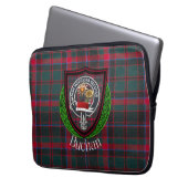 Buchan Scottish Clan Tartan and Crest  Laptopschutzhülle (Vorderseite Links)