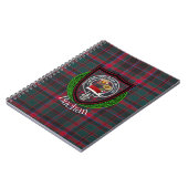 Buchan Scottish Clan Tartan & Crest Notizblock (Linke Seite)