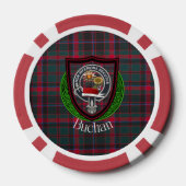 Buchan Scottish Clan Tartan & Crest Pokerchips (Rückseite)