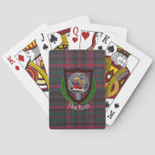 Buchan Scottish Clan Tartan & Crest Spielkarten (Rückseite)