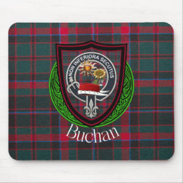Buchan Scottish Clan Tartan und Wappen  Mousepad