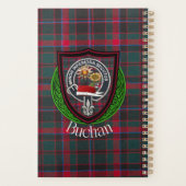 Buchan Scottish Clan Tartan & Wappen Planer (Rückseite)